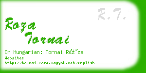 roza tornai business card